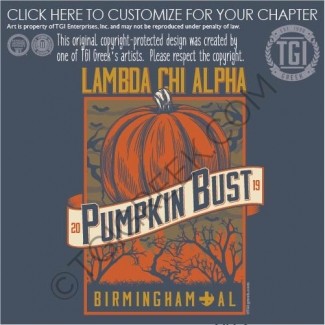 Lambda Chi Alpha-SU pumpkin Bust