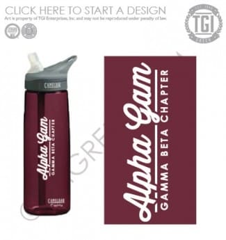 Alpha Gamma Delta-FSU Work Week PR Water Bottle