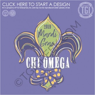 TGI-CO Mardi Gras Fleur