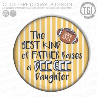 Delta Gamma-Depauw Dad Button