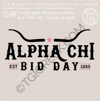 TGI-Alpha Chi Omega longhorn Cowgirl