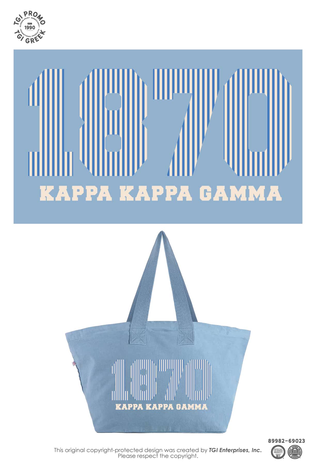 Kappa Kappa Gamma – TGI Greek Sorority Totes