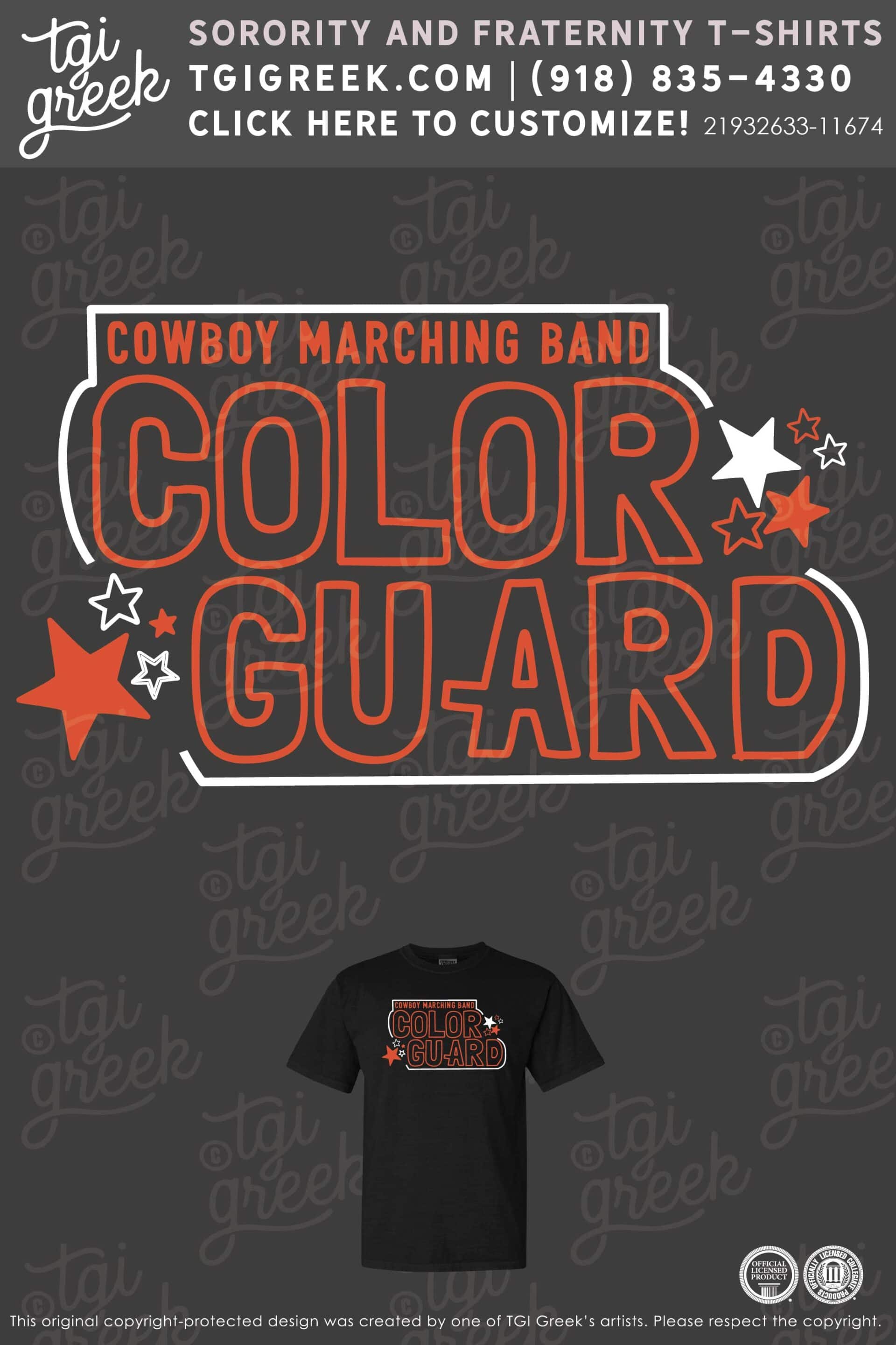 Oklahoma State University – Marching CMBCG Section