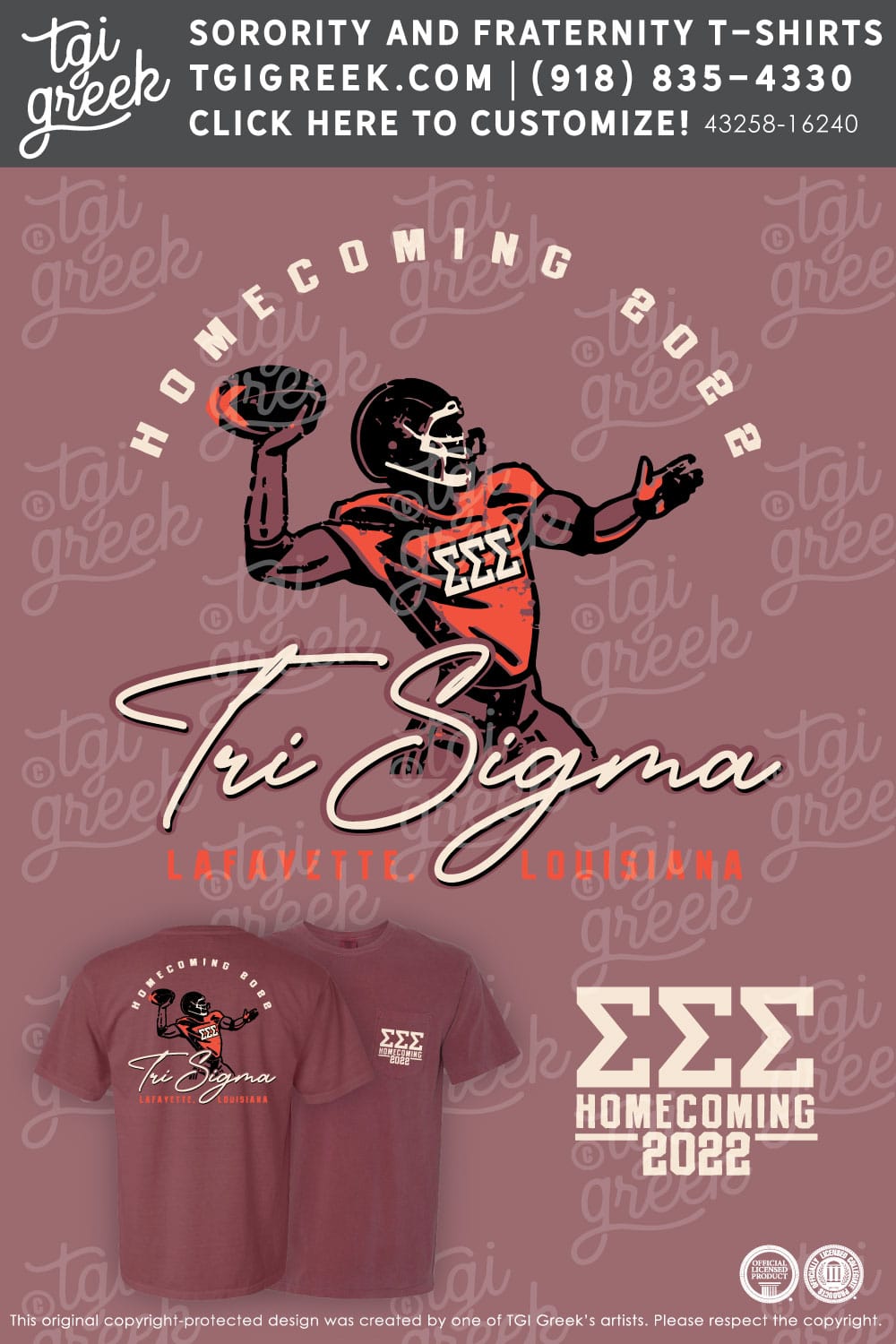 Sigma Sigma Sigma – ULL Homecoming