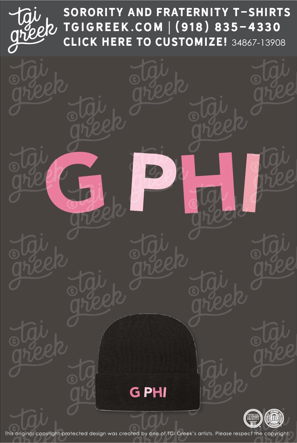 TGI – Gamma Phi Beta Jan Live Sale