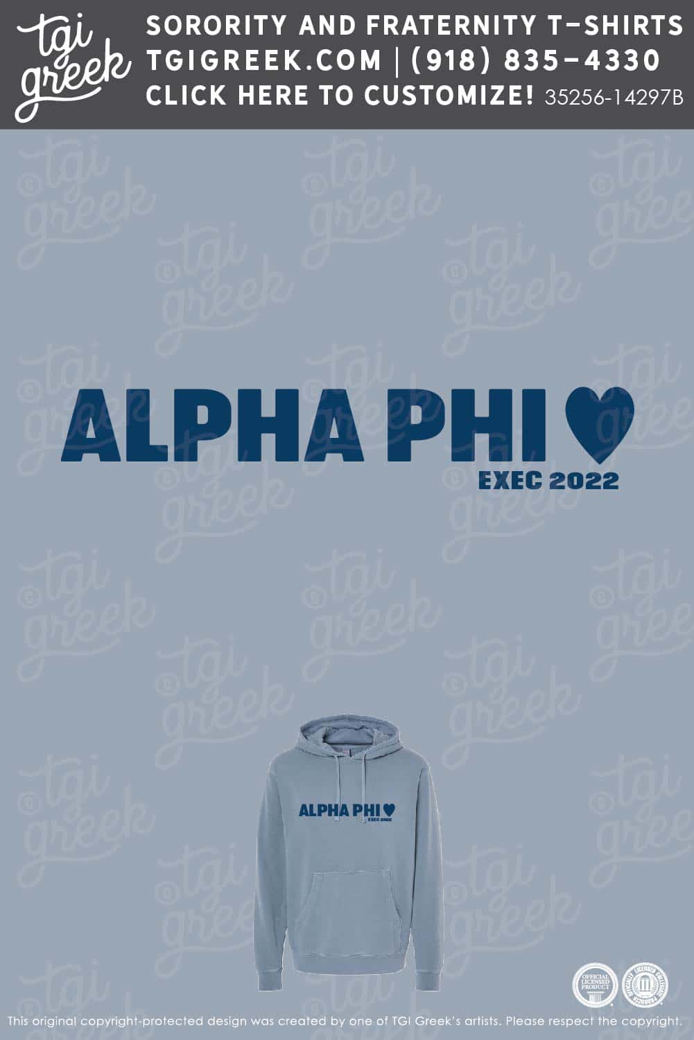 Alpha Phi – OU exec Sweatshirt