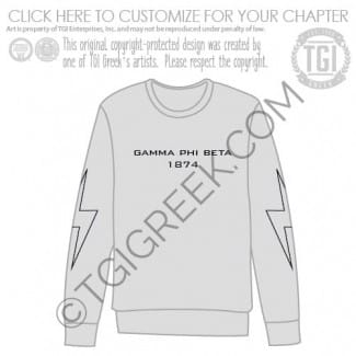 Gamma Phi Beta – PR Lightning Bolt