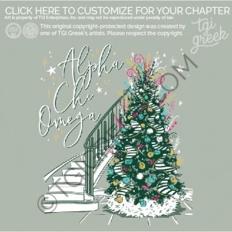 Alpha Chi Omega – Whimsical Christmas