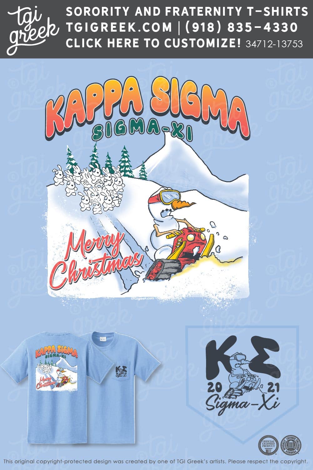 Kappa Sigma – UWFL Holiday Snowman