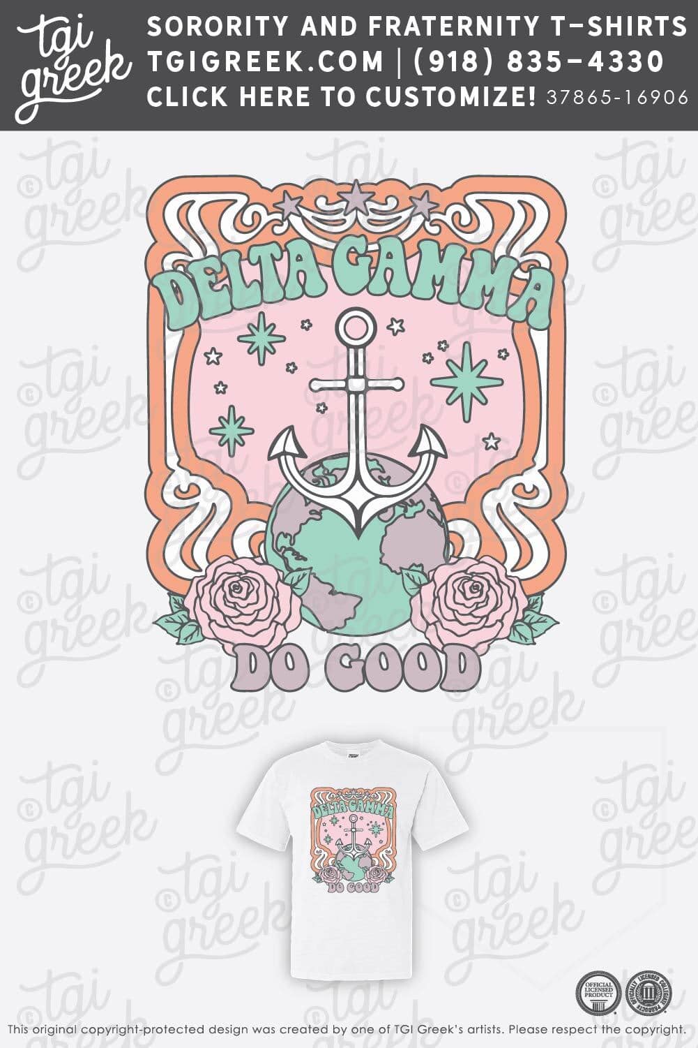 TGI – Delta Gamma Art Nouveau Tees