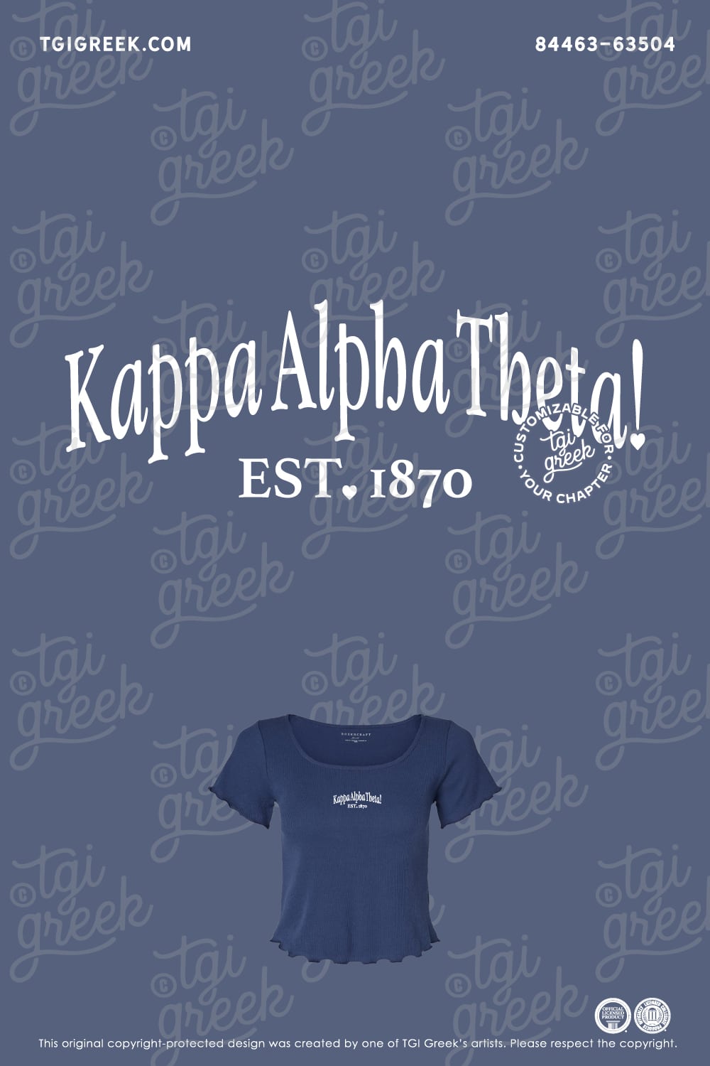 Kappa Alpha Theta – TGI Spring Baby Rib Tee