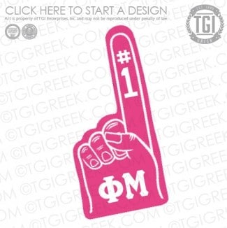 Phi Mu-OSU Foam Finger