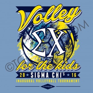 Sigma Chi-UM Volleyball Tees