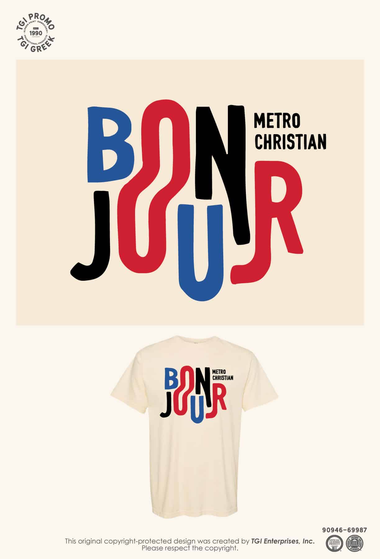 TGI Promo – New Stock Metro Christian French Club