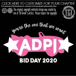 Alpha Delta Pi – bid Day