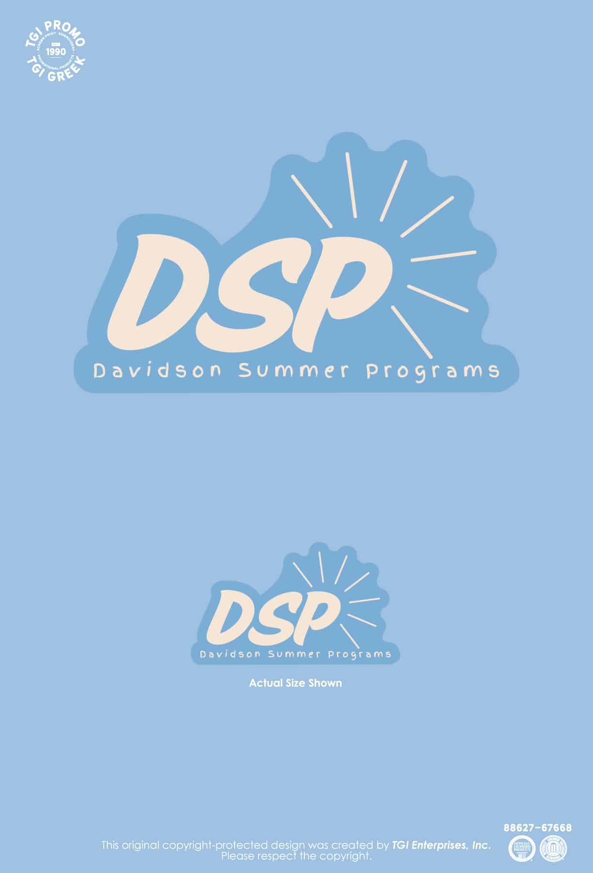 Davidson Summer Programs – DSP Sticker