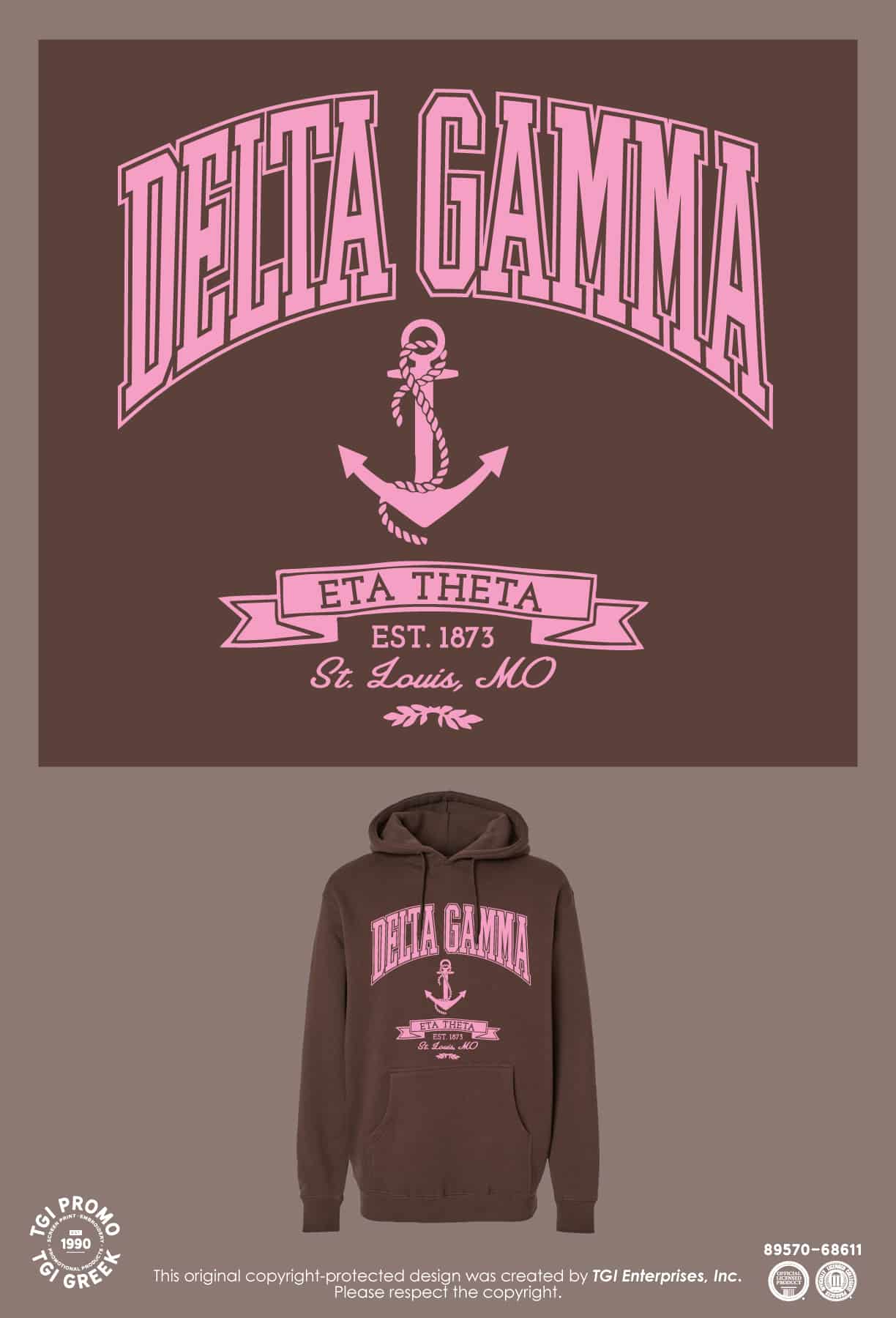 Delta Gamma – SLU PR Hoodie