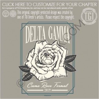 Delta Gamma-KU Creme Rose Formal