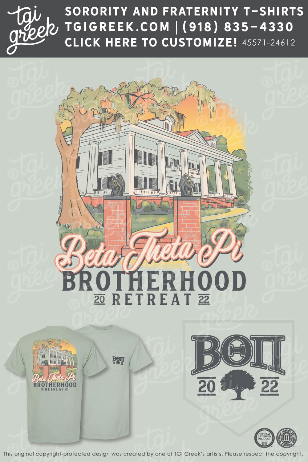 Beta Theta Pi – LSU Brotherhood Retreat – Green