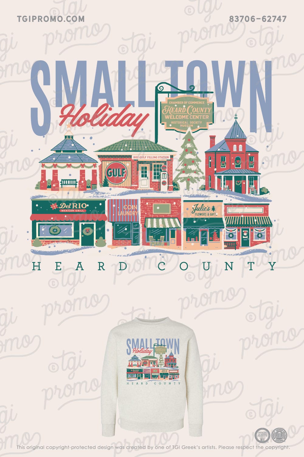 Heard County High School – Christmas Village Shirt