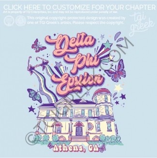 Delta Phi Epsilon – UGA House Tee