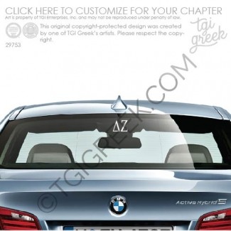 Delta Zeta – UIA Car Decal