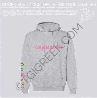 TGI – Gamma Phi Beta Smiley Sweat Set
