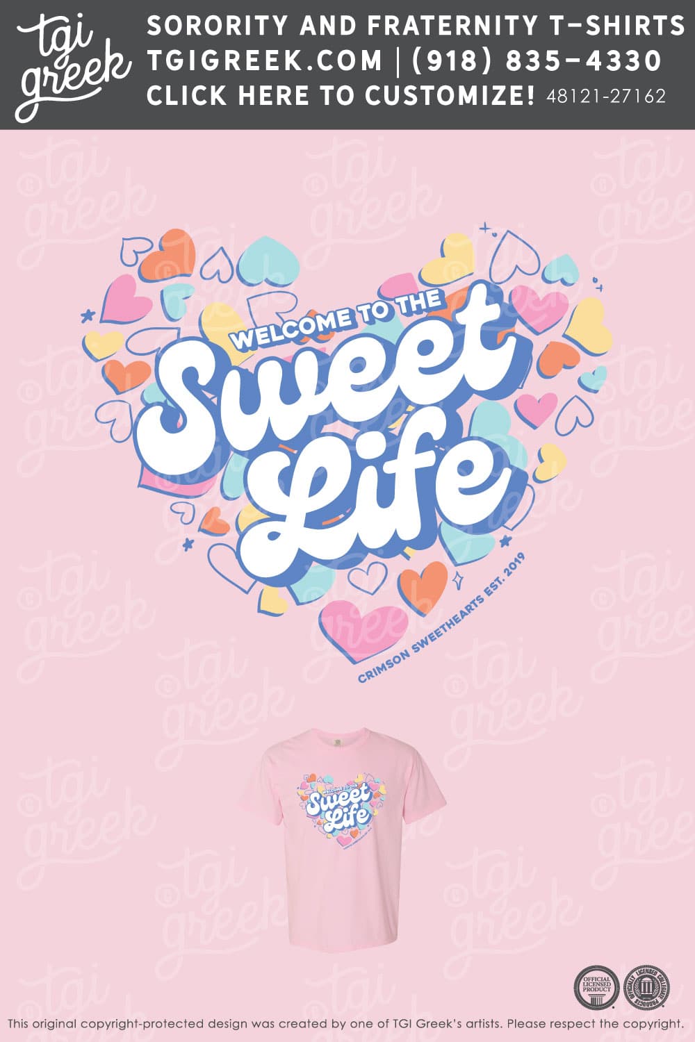 OU – Crimson Sweethearts New Member Shirts