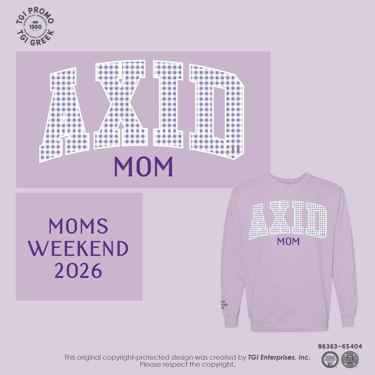 Alpha Xi Delta – MKS Mom’s Weekend Crewneck