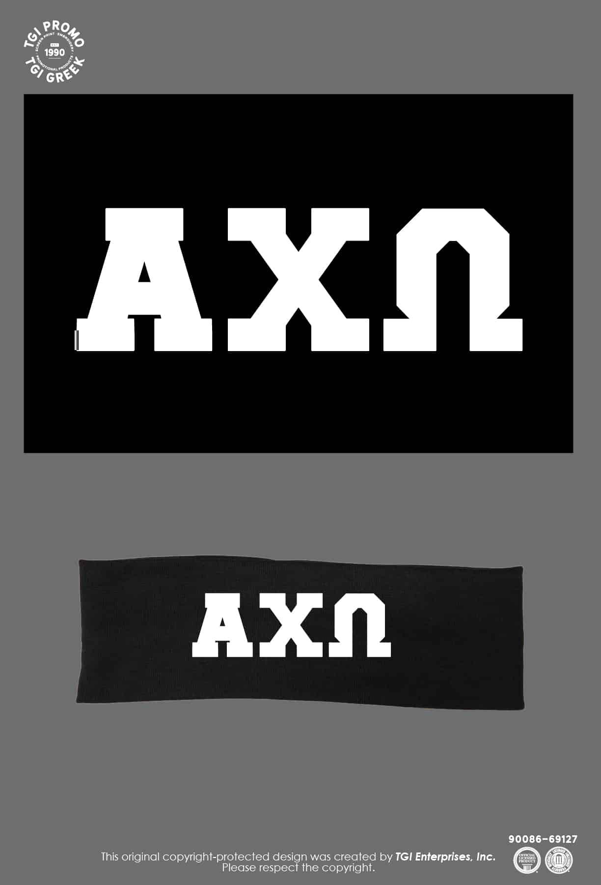 Alpha Chi Omega – TGI Greek New Stock Sorority Headband