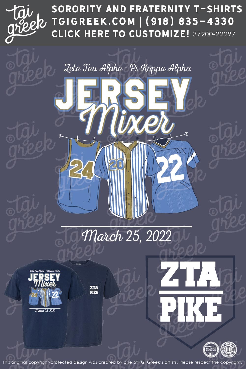 Zeta Tau Alpha – PU Jersey Mixer