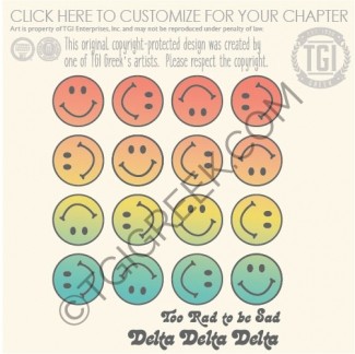 TGI – Delta Delta Delta Smiley Face Live Sales