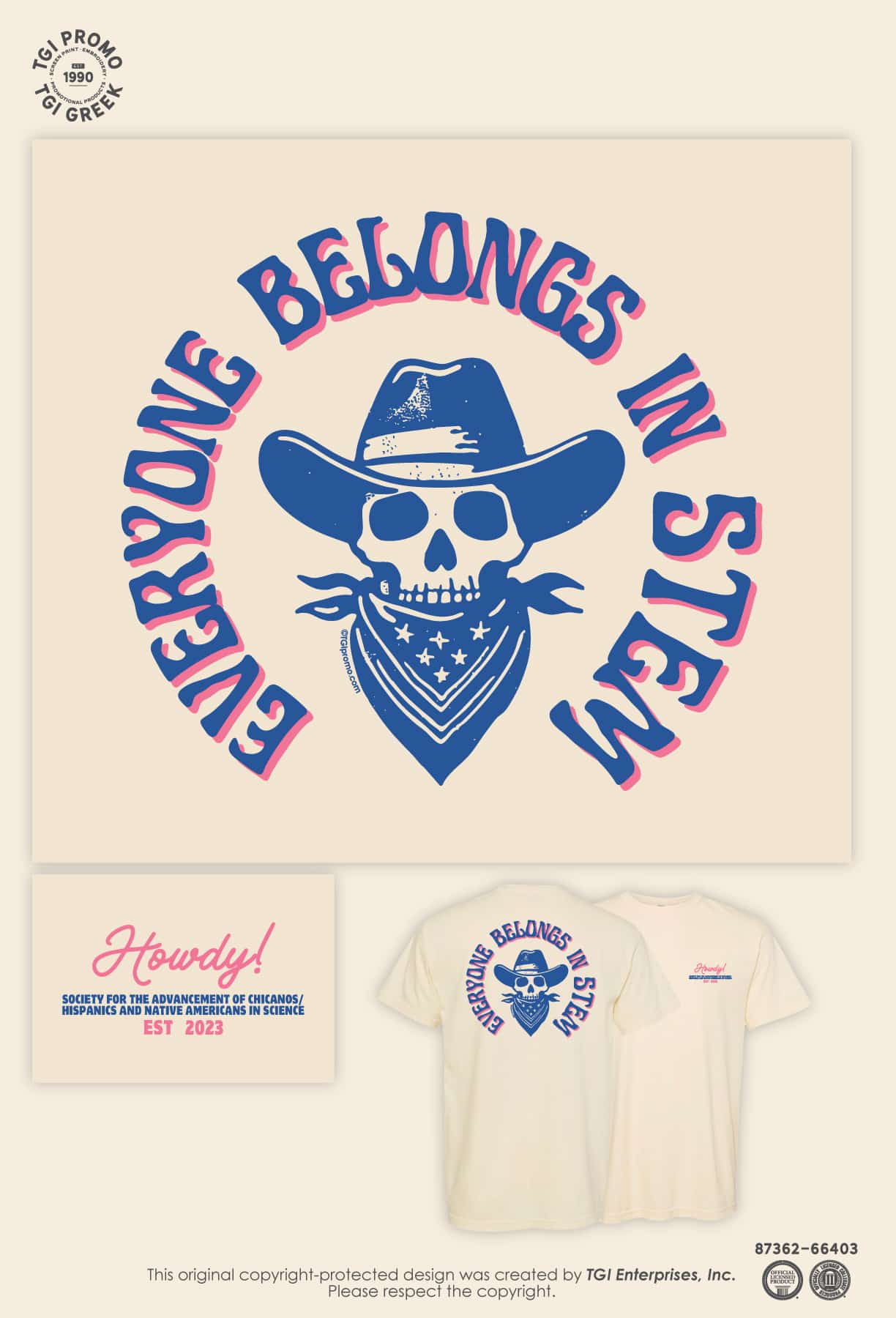 Oklahoma State University – Center for Health Sciences SACNAS Tee