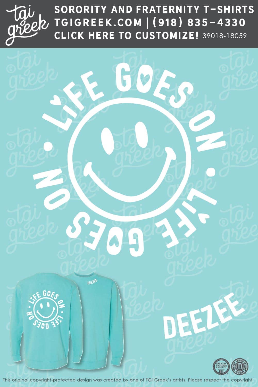 Delta Zeta – BALL Crewneck
