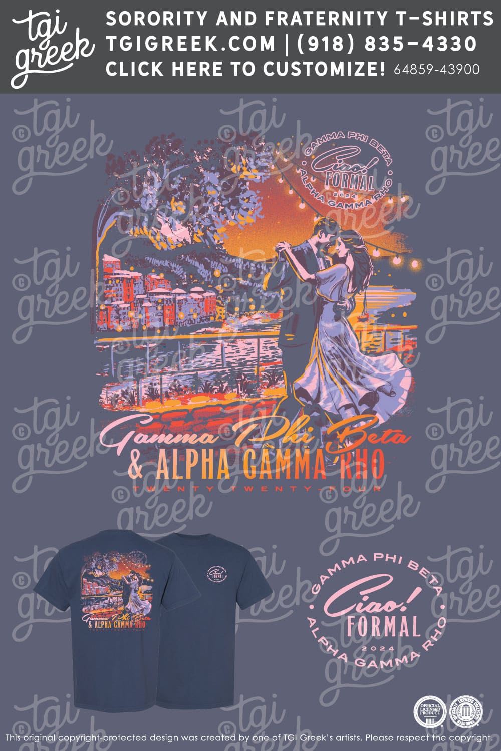 TGI – Gamma Phi Beta & Alpha Gamma Rho Euro Formal