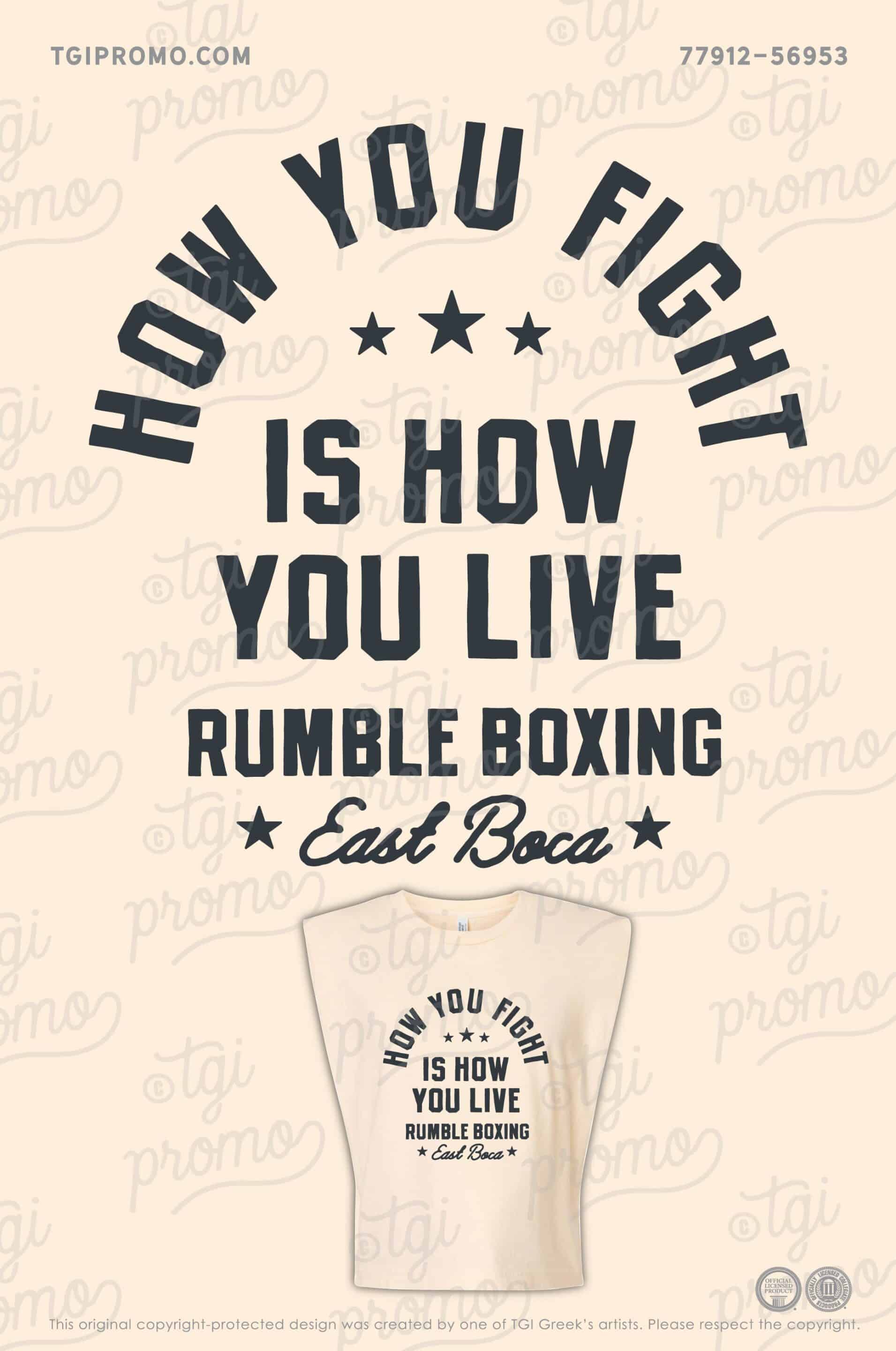 Rumble Boxing East Boca – Muscle Tank
