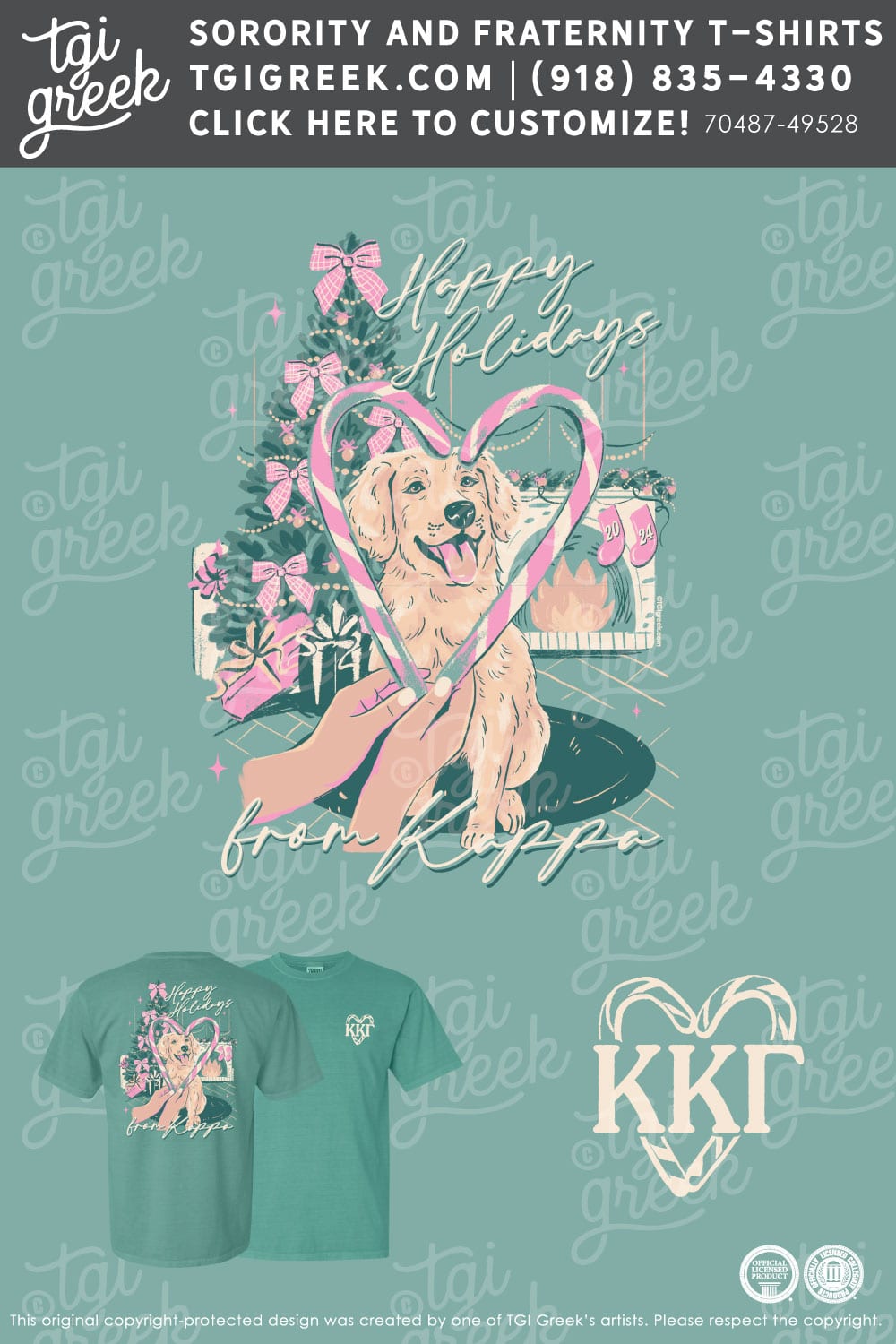 TGI – Kappa Kappa Gamma Cozy Pup Xmas