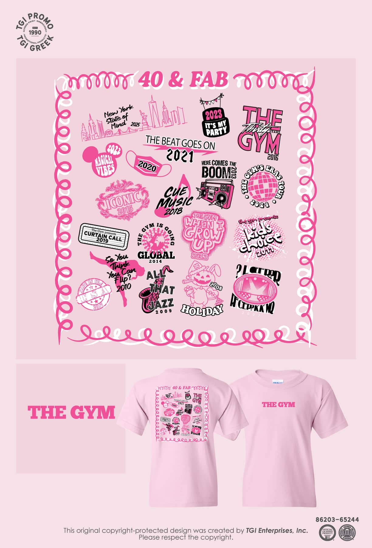 The Gym – 40 Fab Tee