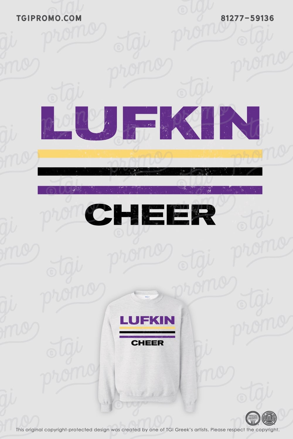 Lufkin HS Cheer Sweatshirt