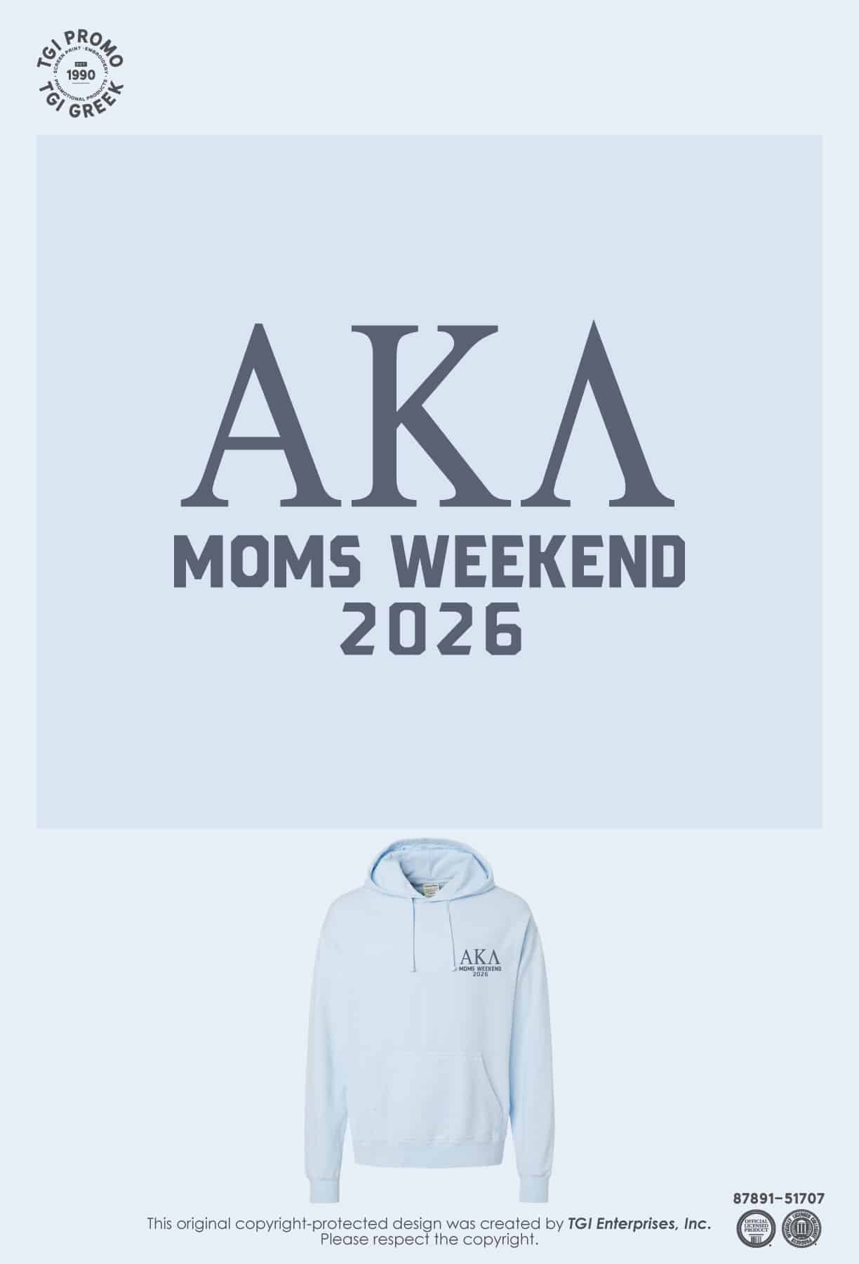 Alpha Kappa Lambda – KU Mom’s Weekend Hoodie