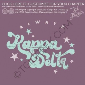 Kappa Delta – groovy Stars