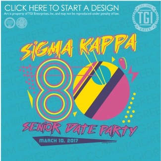 Sigma Kappa-KU 80s Date Party