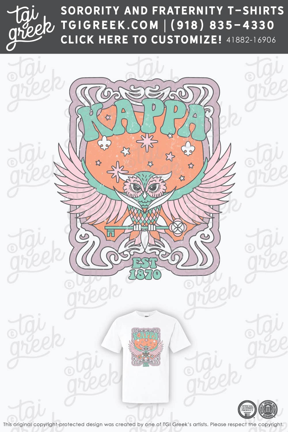 LIVE – Kappa Kappa Gamma Retro Band Tee