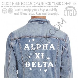 Alpha Xi Delta – WKU Axid Jean Jacket