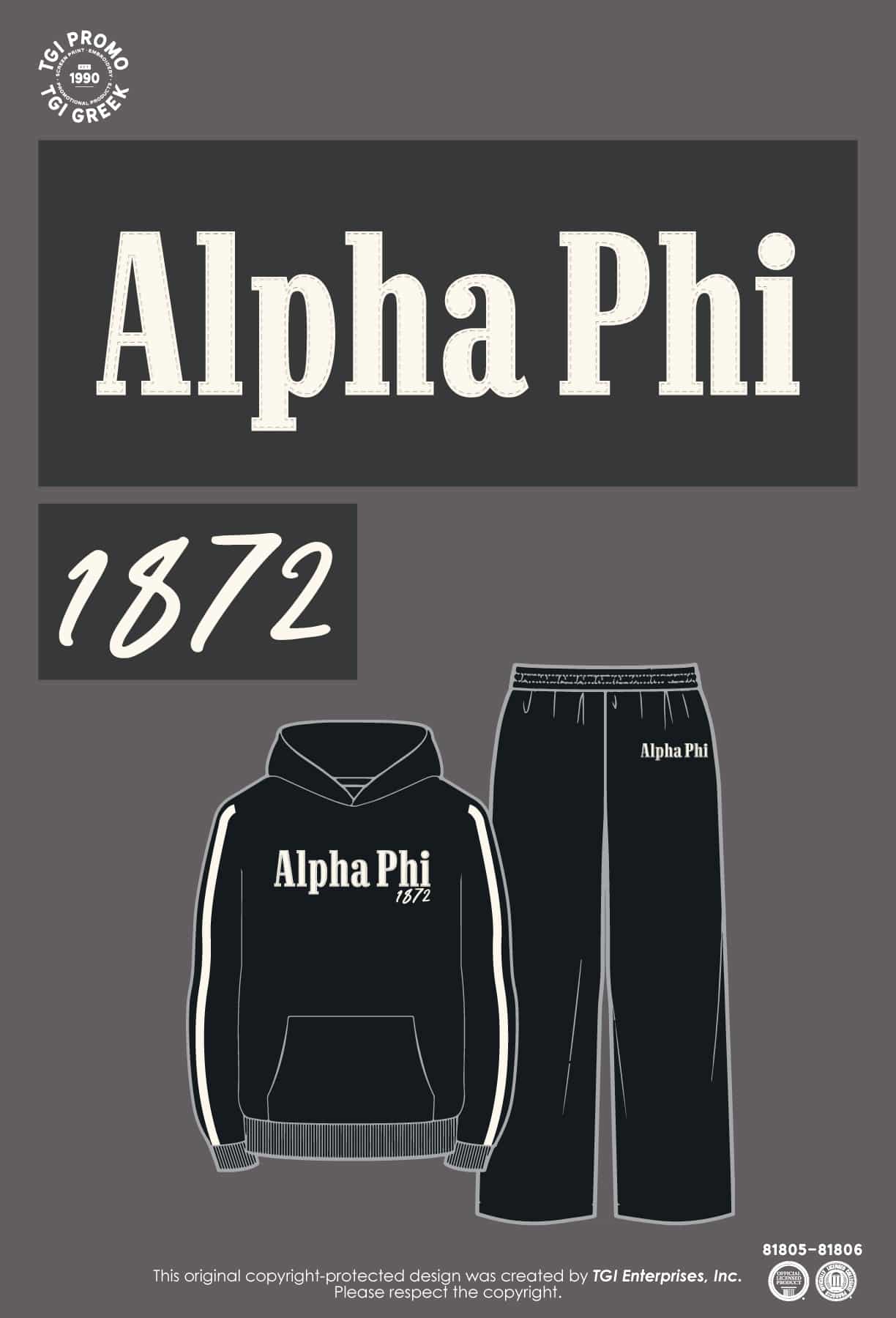 Alpha Phi – PENNST Sweatshirt Set