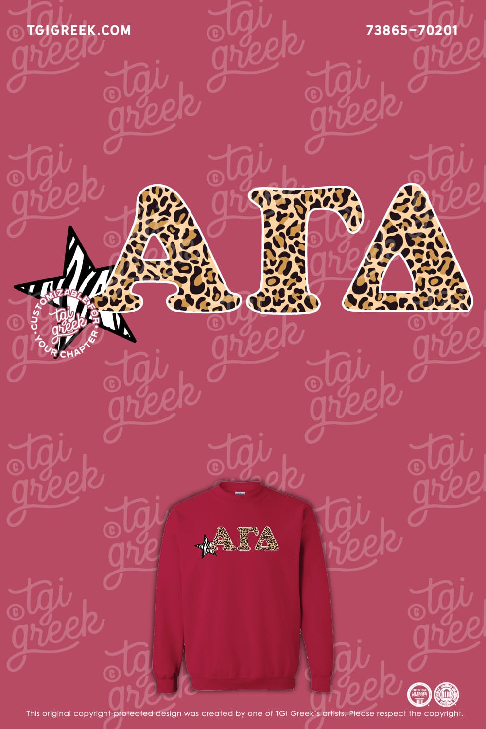 Alpha Gamma Delta – TGI New Stock