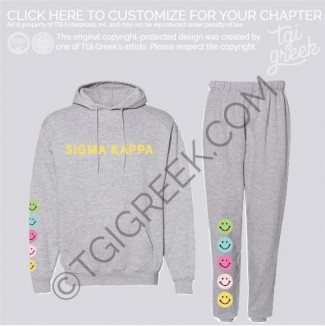 Sigma Kappa – Smiley Sweat Set