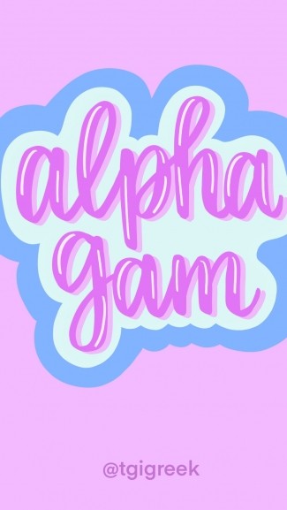 Alpha Gamma Delta – Phone Background