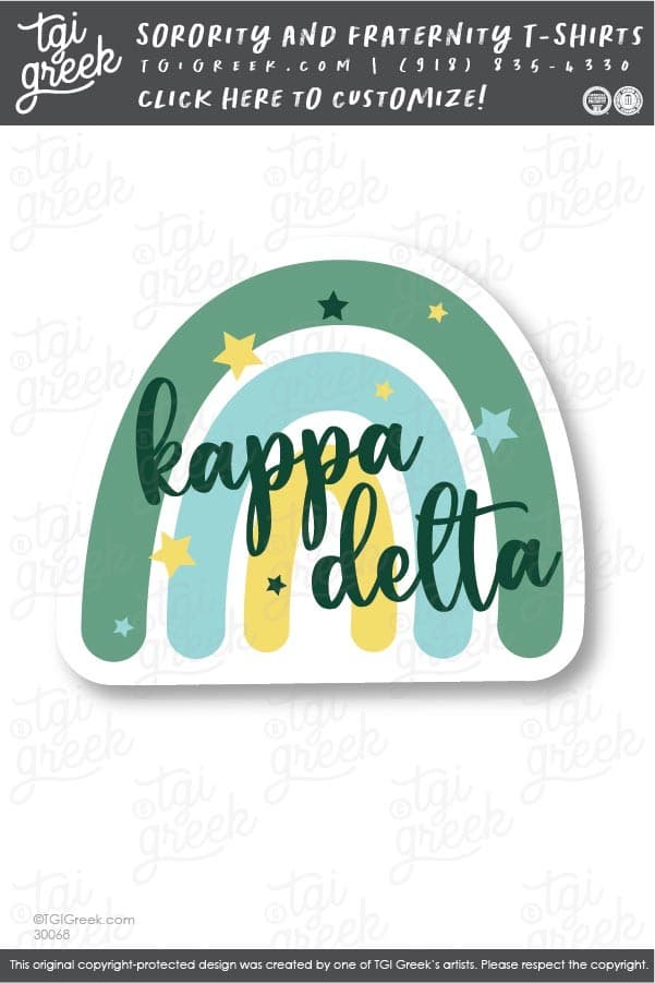 Kappa Delta – WKU Bid Day Sticker