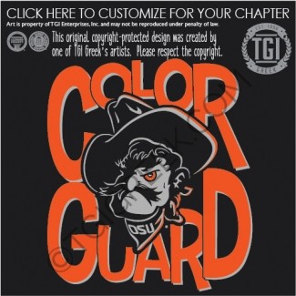 Oklahoma State University-Color Guard Section Shirt